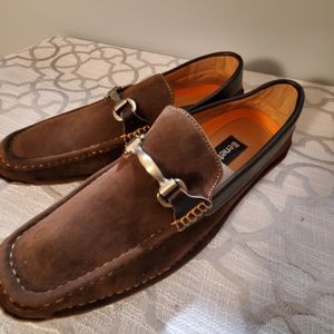 Men's Sued Brown/Coffee Loafer. Size 11M